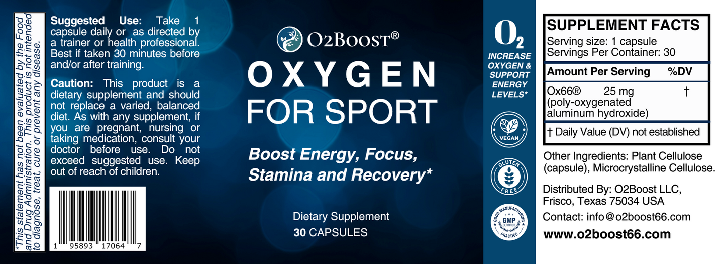 Oxygen for Sport supplement